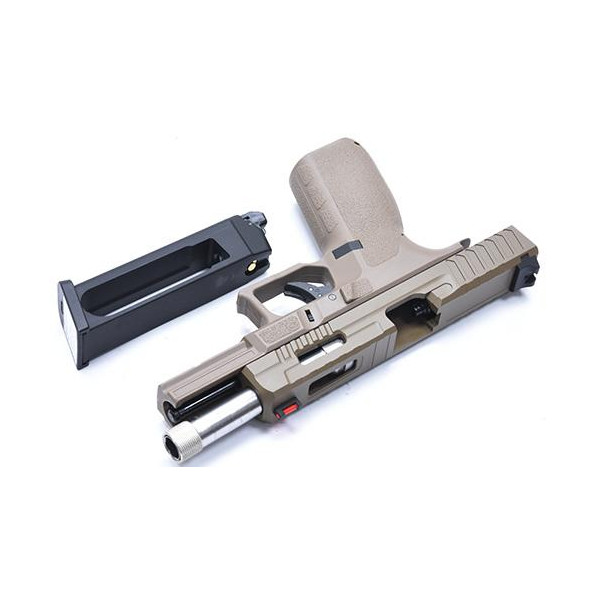 Pistolet KP13 CO2 Tan 6mm : Polyvalence et Performance Terrain