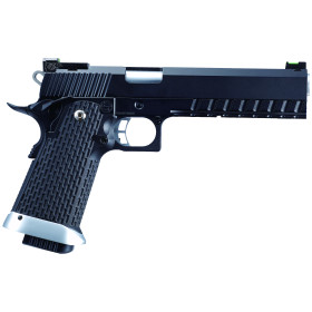 Pistolet KJ Capa 6" CO2 : Réplique Métal Blowback 300 fps