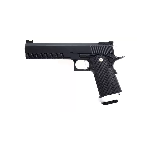 Pistolet KJ Capa 6" CO2 : Réplique Métal Blowback 300 fps