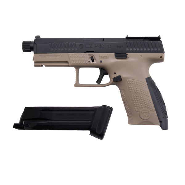 Pistolet Airsoft CZ P10C CO2 Blowback 6mm Noir/Tan
