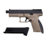 Pistolet Airsoft CZ P10C CO2 Blowback 6mm Noir/Tan