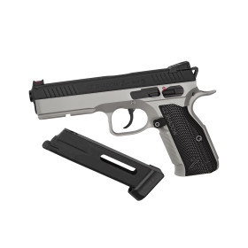 Pistolet Airsoft CZ Shadow 2 CO2 6mm Gris Urban, Précis et Puissant
