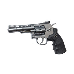 Revolver Dan Wesson 6mm CO2 Silver 4'' : Réalisme et Précision