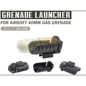 Lance Grenade 6mm M203 RIS AAP - Rail Picatinny, Polymère Renforcé