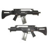 Réplique Longue 6mm Gaz 999C Noire - Blowback Réaliste, 30 BB