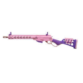Réplique Levar 15 Pink 6mm : Modularité AR15, Green Gaz