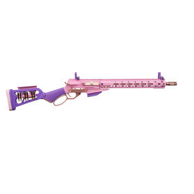 Réplique Levar 15 Pink 6mm : Modularité AR15, Green Gaz
