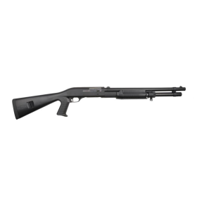 Fusil à pompe airsoft 6mm M3 ressort noir, réaliste et fiable