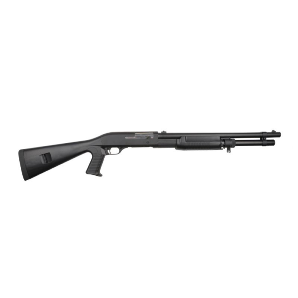 Fusil à pompe airsoft 6mm M3 ressort noir, réaliste et fiable