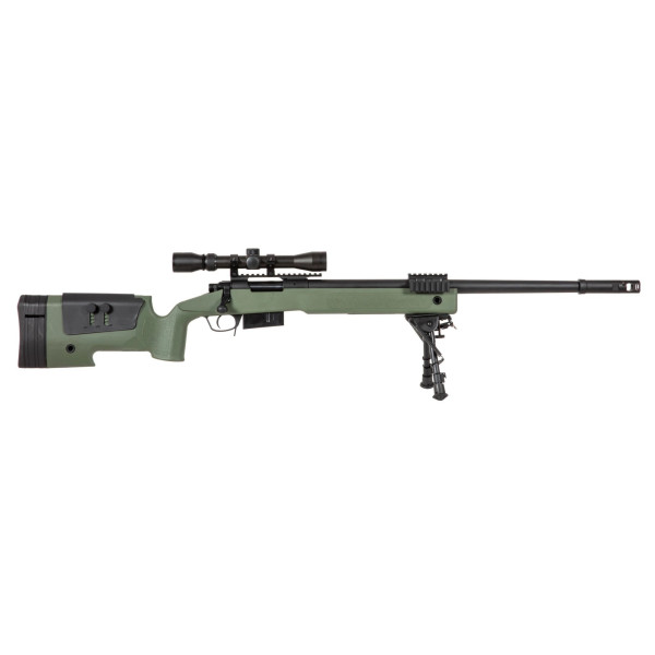 Réplique Sniper 6mm SA-S03 Core OD - Compatible VSR-10, Lunette Incluse