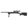 Réplique sniper SA-S02 Core 6mm avec lunette et bipied, 420 FPS