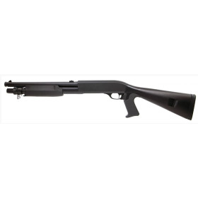 Fusil à pompe M56A 6mm : Tir par rafales, 0,6 joule, ABS robuste