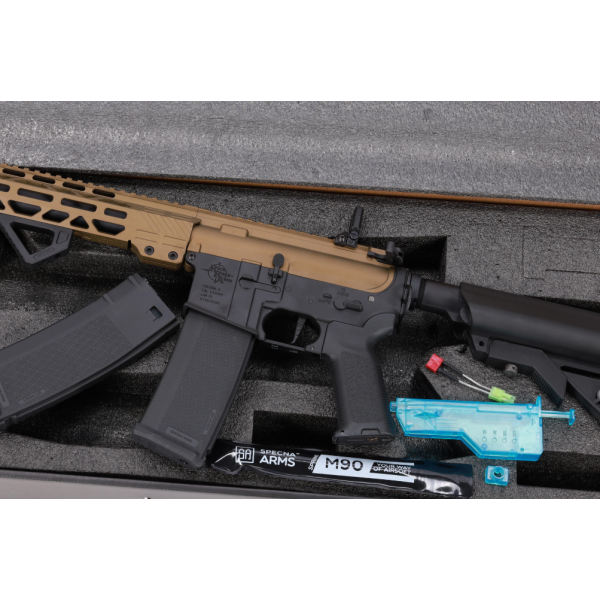 Réplique Airsoft SA-E24 RRA HAL2 G2 Bronze 6mm avec Hop-Up Ajustable