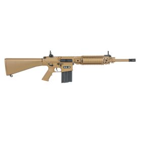 Réplique Airsoft SA-E37 Kestrel 6mm, Détente Binaire, Noire/Tan