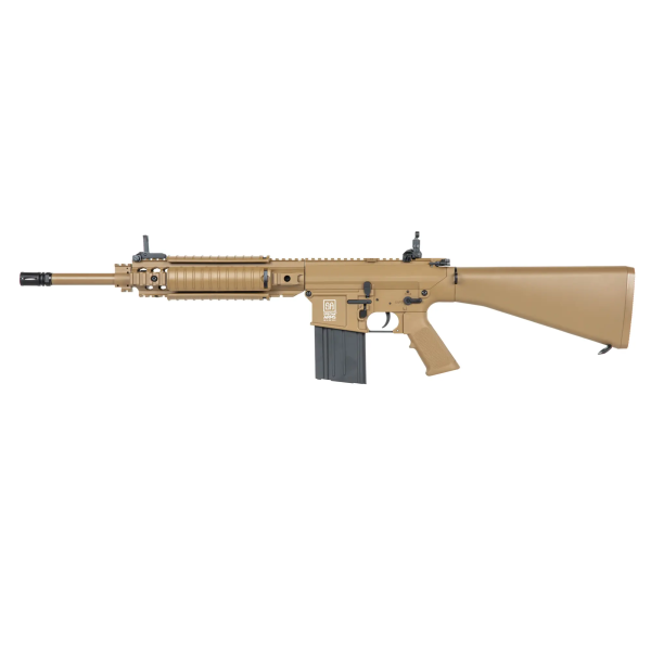 Réplique Airsoft SA-E37 Kestrel 6mm, Détente Binaire, Noire/Tan
