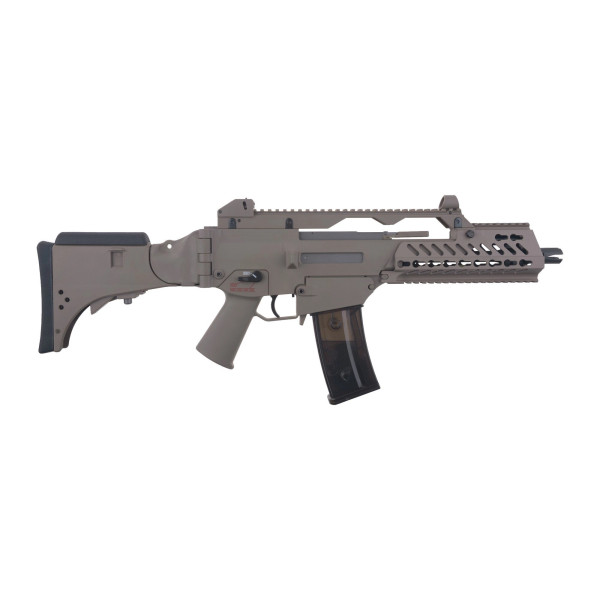 Réplique SA-G11V EBB 6mm Tan - 380 FPS, Keymod, Crosse Réglable