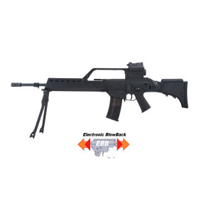 Réplique SA-G13V EBB 6mm Noire : Précision 380 FPS, Blowback