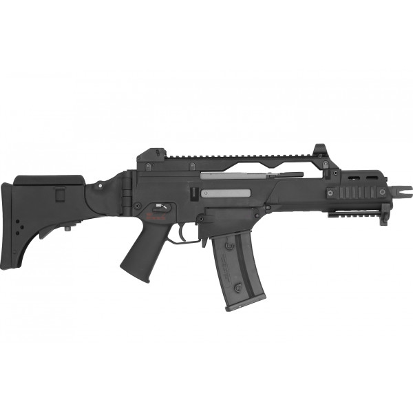 Réplique Airsoft SA-G12V EBB Noire 6mm - 380 FPS, Crosse Rabattable