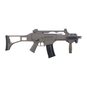 Réplique Airsoft SA-G12 EBB Tan 6mm - 380 FPS, Crosse Pliable