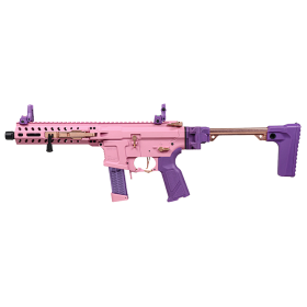 Réplique Airsoft FAR 9 Rose 6mm - Crosse Pliante & ETU Intégré