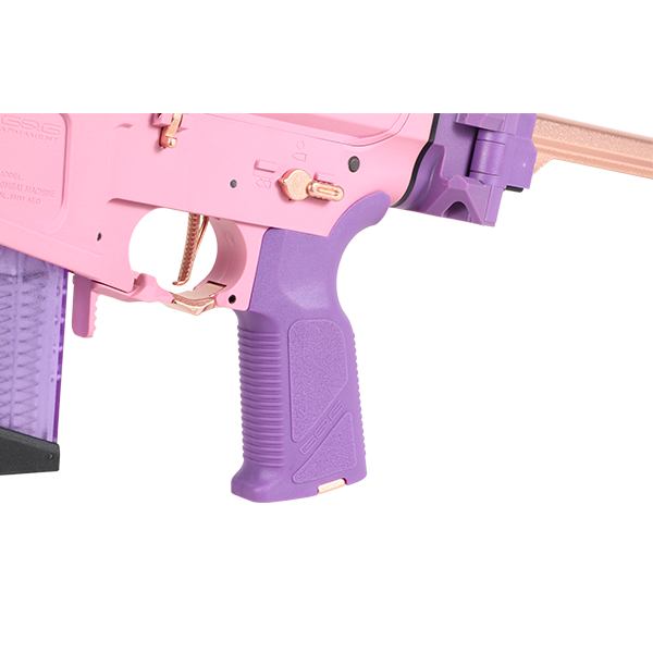 Réplique Airsoft FAR 9 Rose 6mm - Crosse Pliante & ETU Intégré