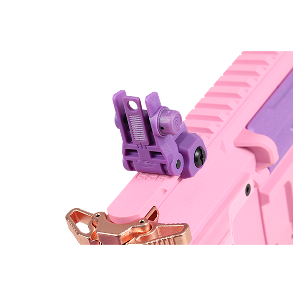 Réplique Airsoft FAR 9 Rose 6mm - Crosse Pliante & ETU Intégré