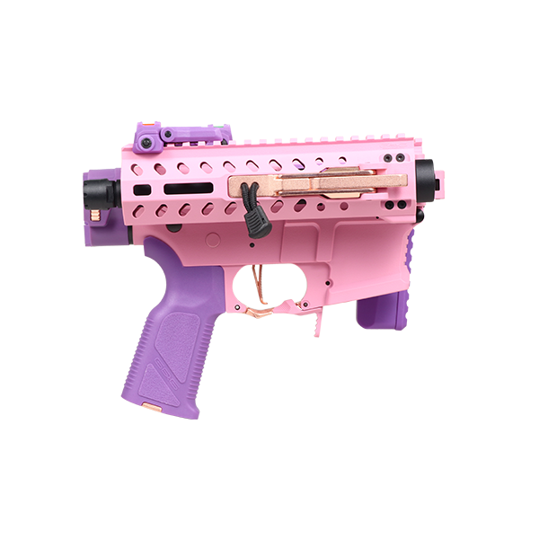 Réplique Airsoft FAR 9 Rose 6mm - Crosse Pliante & ETU Intégré