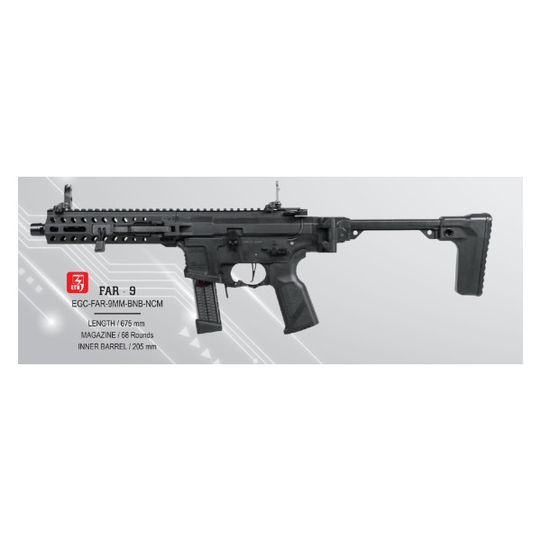 Réplique FAR 9 6mm G&G : Compacte et Performante pour CQB