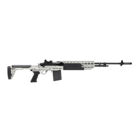 Réplique M14 6mm HBA L ETU Silver - Canon Long & ETU Programmable