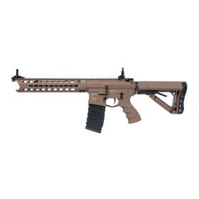 Réplique Airsoft GC16 Predator 6mm - Métal, ETU V2, Coyote Brown