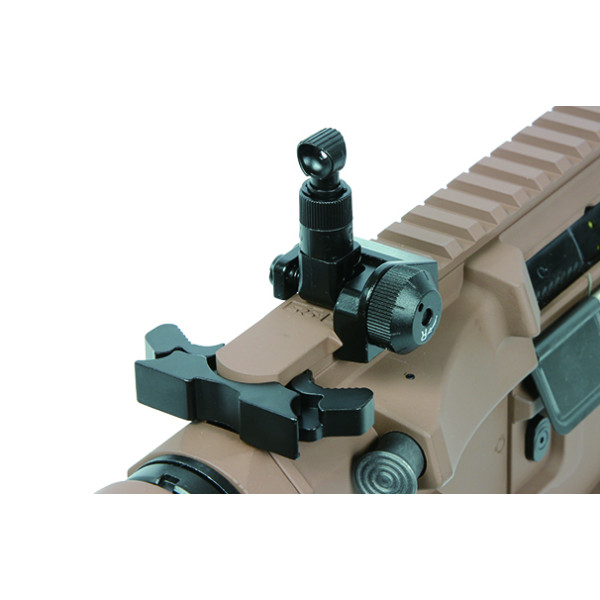 Réplique Airsoft GC16 Predator 6mm - Métal, ETU V2, Coyote Brown