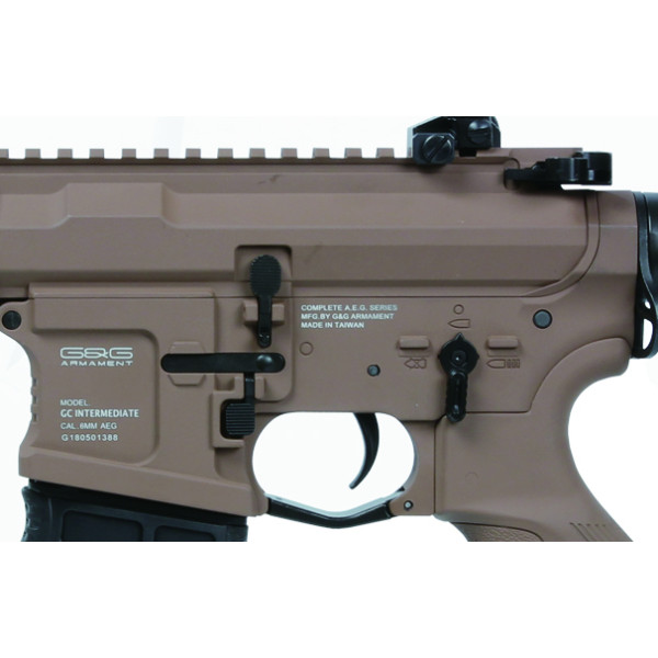 Réplique Airsoft GC16 Predator 6mm - Métal, ETU V2, Coyote Brown
