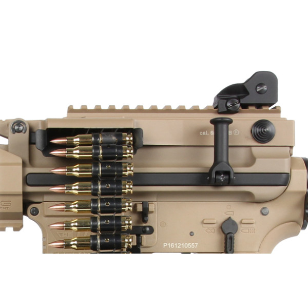 Réplique Airsoft CM16 LMG Tan 6mm : Polyvalence et 2400 billes