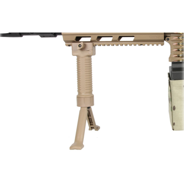 Réplique Airsoft CM16 LMG Tan 6mm : Polyvalence et 2400 billes