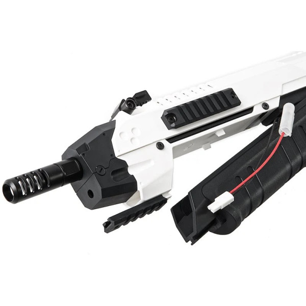Réplique Airsoft XR5 AEGR Medusa 6mm Blanc, Mosfet MEDUSA