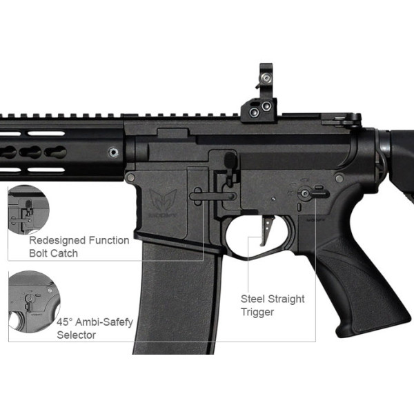 Réplique Airsoft XTC G1 AEG 6mm MODIFY - Aluminium CNC, Keymod