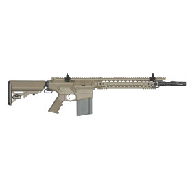 Réplique SR25 M110 AEG Tan 6mm - Précision et Robustesse