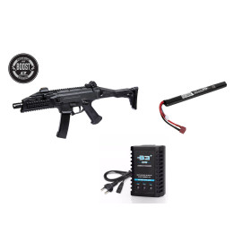 Pack Evo Boost 6mm : Réplique Airsoft CZ Scorpion, 1.4J, 120 m/s