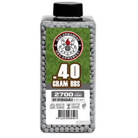 Billes bio 0.40g grises pour AEG et gaz, 2700 unités