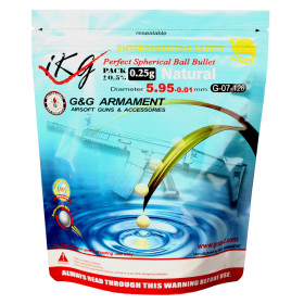 Billes bio 0.25g 1kg pour AEG et gaz, biodégradables fiables