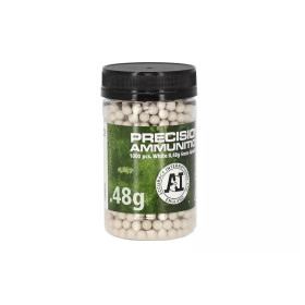 Billes Bio 0.48g Airsoft - Précision Longue Distance, 1000 pcs