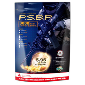 Billes 0.25g G&G Perfect - Précision AEG/Gaz, 3000 unités