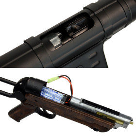 Réplique MP40 AEG 6mm Bois : Authenticité WWII, 330 FPS