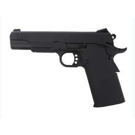 Pistolet KP11 6mm Gaz Noir : Dual Power & Blowback Réaliste