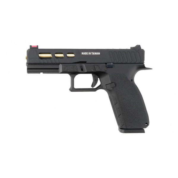 Pistolet KP13C CO2 6mm : Réplique Blowback Polyvalente