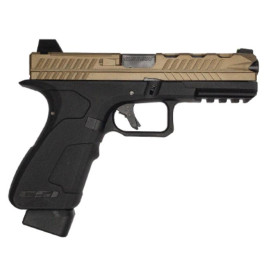 Pistolet Airsoft 6mm P2 CSI Gaz Tan - Semi/Full Auto, 310 FPS