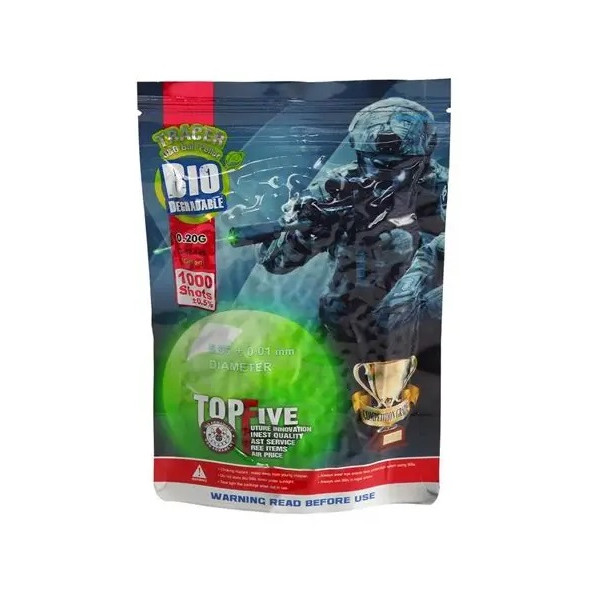 Billes Traçantes Vertes 0.20g - Compatibles AEG & Gaz
