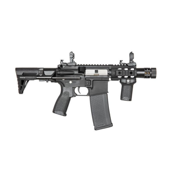 Réplique Airsoft SA-E10 PDW 6mm Noire avec MOSFET X-ASR