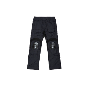 Pantalon de Combat G3 Noir S : Résistant, 10 Poches, Genouillères