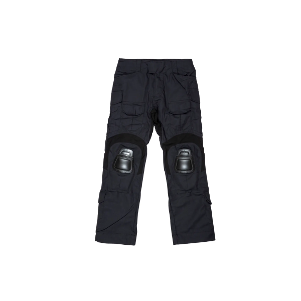 Pantalon de Combat G3 Noir S : Résistant, 10 Poches, Genouillères